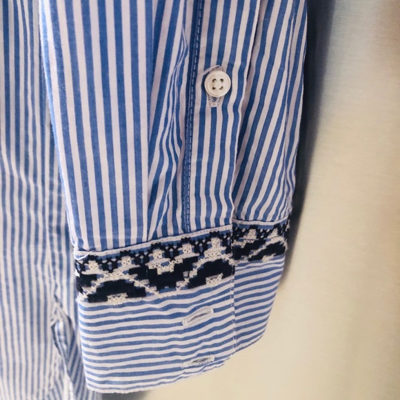 💙 JCrew Beachy Pinstripe Tunic Dress - Picture 5 of 6